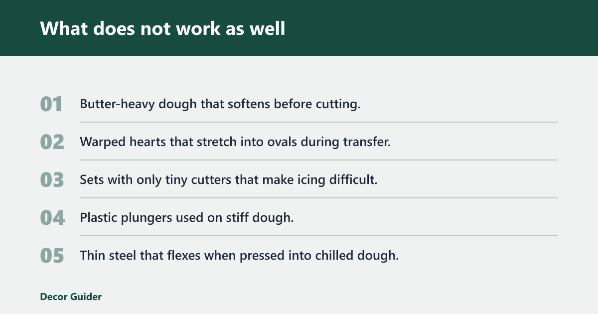 Steps: What does not work as well