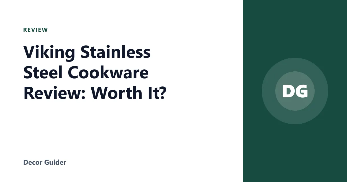Viking Stainless Steel Cookware Review: Worth It?