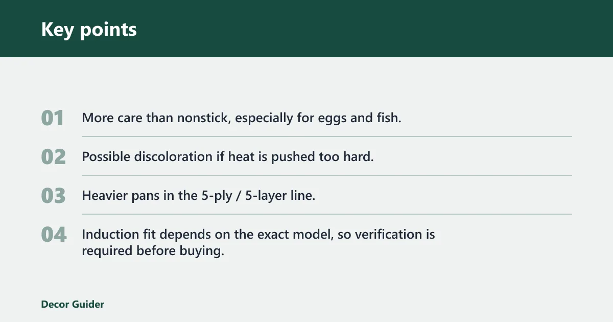 Key points: What does not