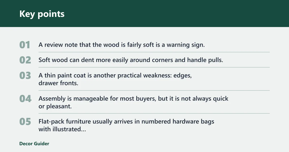 Key points: What does not