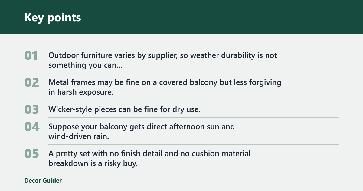 Key points: What does not?