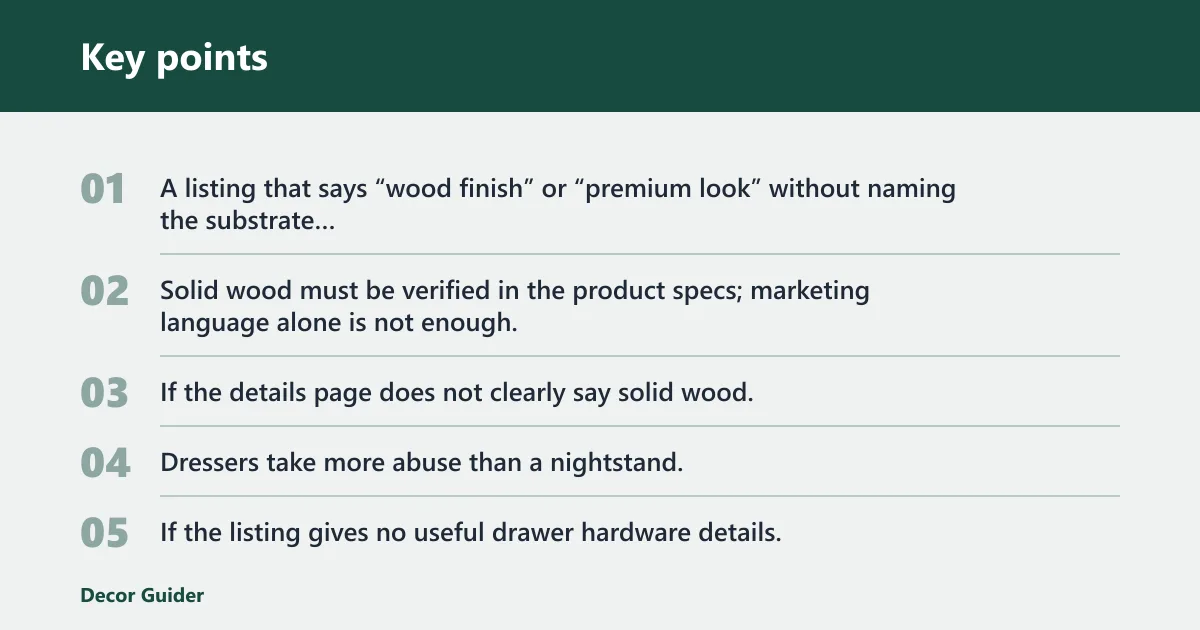Key points: What does not work well?