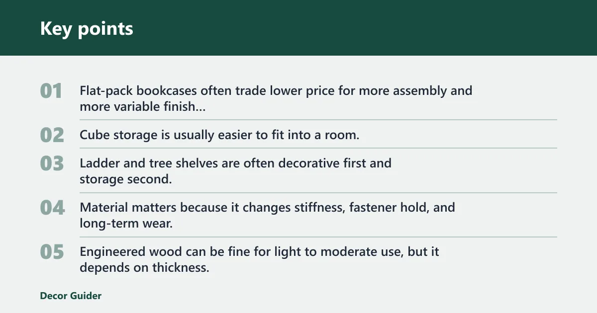 Key points: Are Wayfair bookshelves worth it?