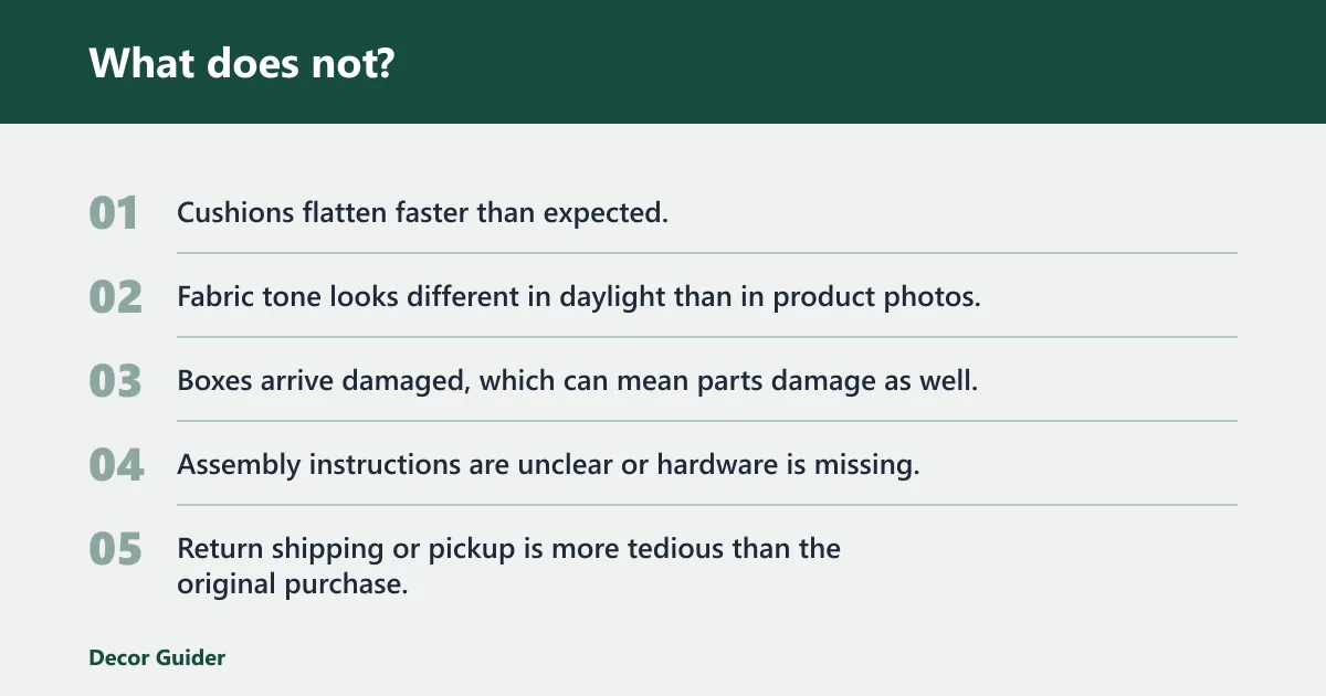 Steps: What does not?
