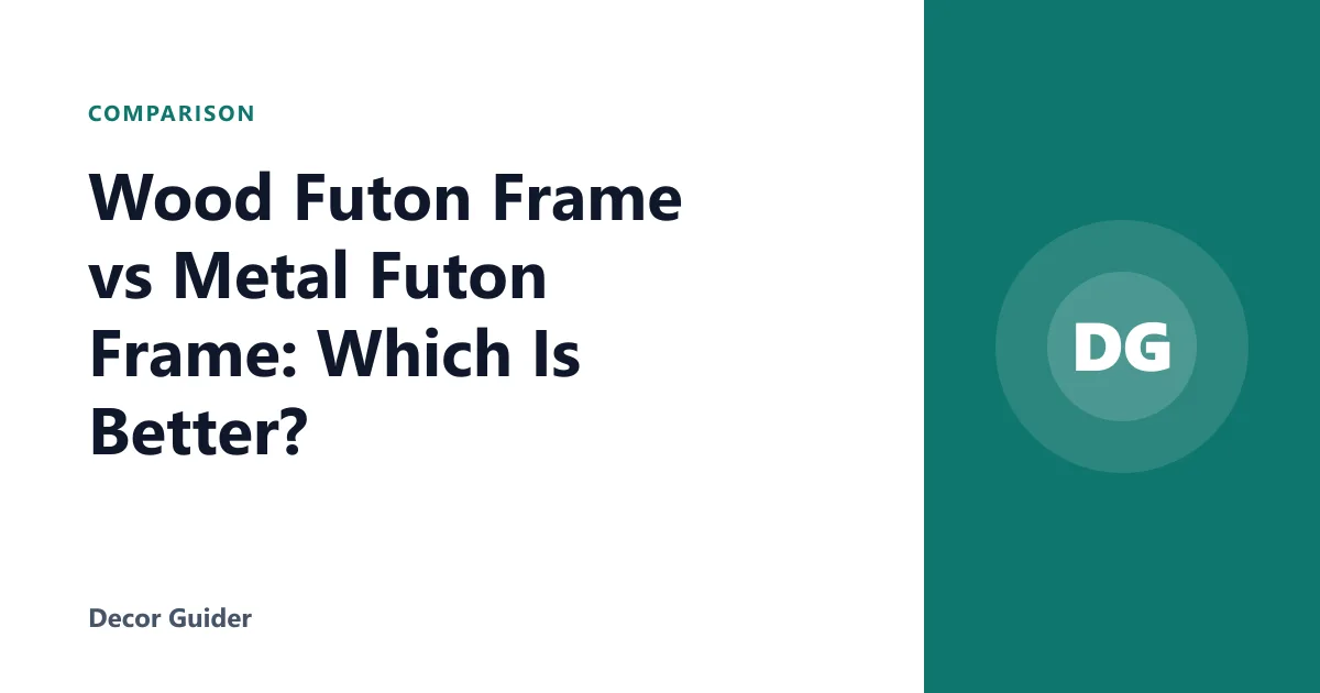 Wood Futon Frame vs Metal Futon Frame: Which Is Better?