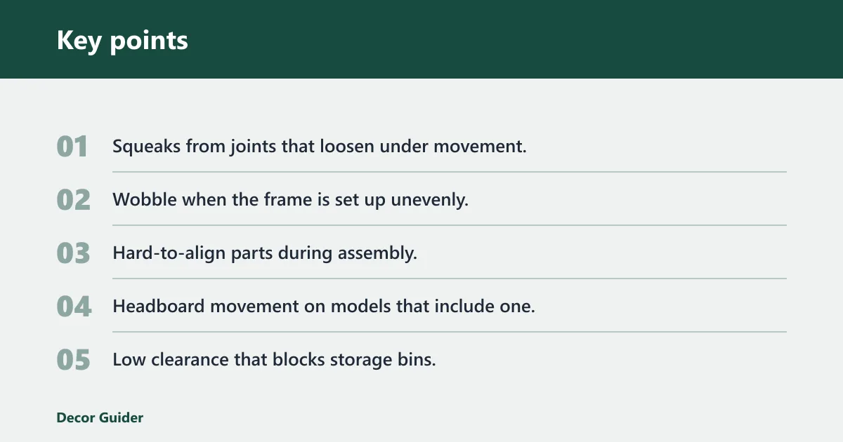 Key points: What does not